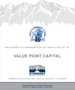 2011 - Buffalo_Value Point Capital sell side